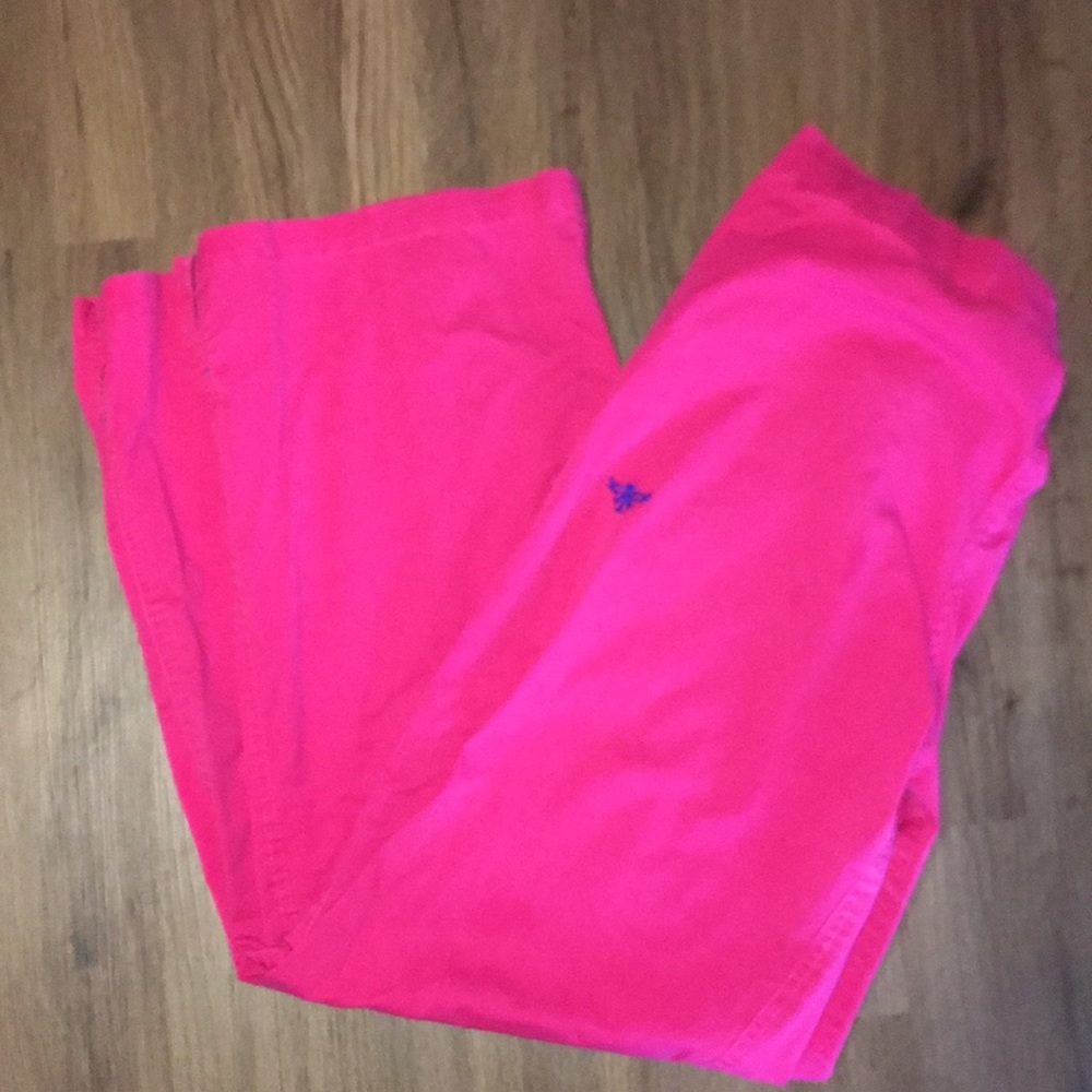 Pink and blue Med couture scrub set